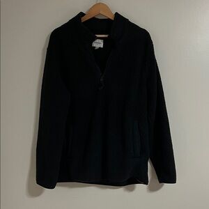 Black Sherpa Pullover